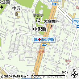 静岡県浜松市中央区中沢町24周辺の地図