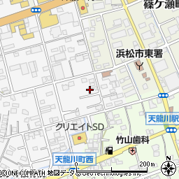 静岡県浜松市中央区和田町91周辺の地図