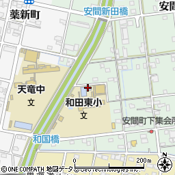 静岡県浜松市中央区安間町455周辺の地図