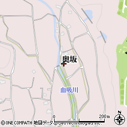 岡山県総社市奥坂周辺の地図