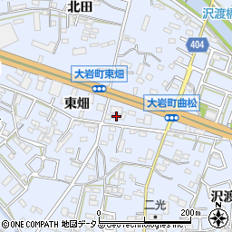 愛知県豊橋市大岩町曲松42周辺の地図