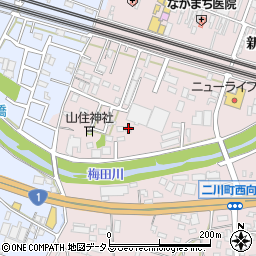 愛知県豊橋市二川町南裏20周辺の地図