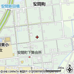 静岡県浜松市中央区安間町396周辺の地図