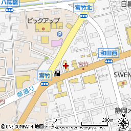 ラーメン横綱　浜松店周辺の地図