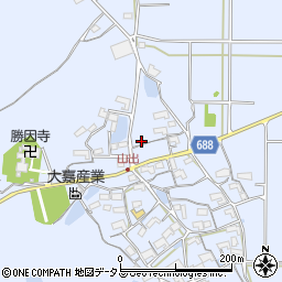 三重県伊賀市山出735周辺の地図