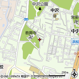 静岡県浜松市中央区中沢町40周辺の地図