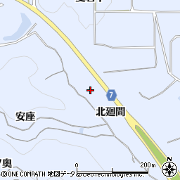 愛知県知多郡南知多町大井北廻間周辺の地図
