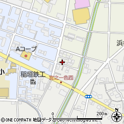 静岡県磐田市上万能248-9周辺の地図