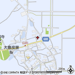 三重県伊賀市山出721周辺の地図