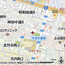 兵庫県尼崎市神田南通4丁目109周辺の地図