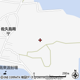 愛知県西尾市一色町佐久島土井木周辺の地図