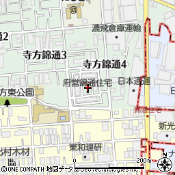 府営守口錦通住宅周辺の地図
