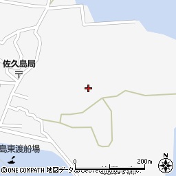 愛知県西尾市一色町佐久島（土井木）周辺の地図
