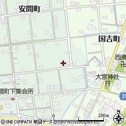 静岡県浜松市中央区安間町342周辺の地図