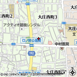 兵庫県尼崎市大庄西町3丁目2周辺の地図