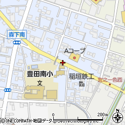 JA豊田支店周辺の地図