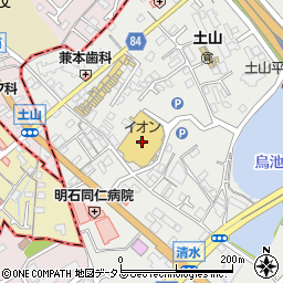 キャンドゥイオン土山店周辺の地図