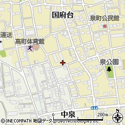 静岡県磐田市国府台532-1周辺の地図