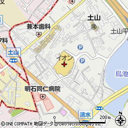 イオン土山店周辺の地図