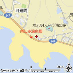 愛知県知多郡南知多町山海河廻間2周辺の地図