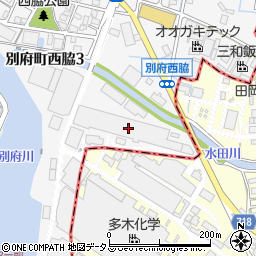 兵庫県加古川市別府町西脇38周辺の地図