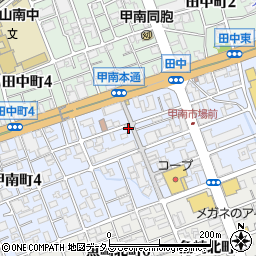 天川文具店周辺の地図