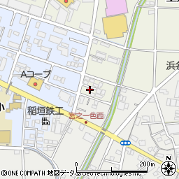 静岡県磐田市上万能248-6周辺の地図