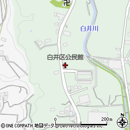 白井区公民館周辺の地図