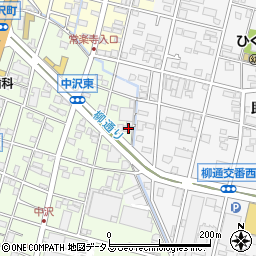 静岡県浜松市中央区中沢町71-23周辺の地図