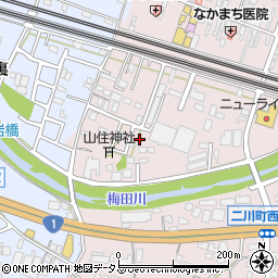 愛知県豊橋市二川町南裏周辺の地図