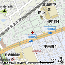 ブーブーパーク田中町５駐車場周辺の地図
