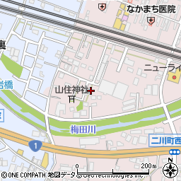 愛知県豊橋市二川町（南裏）周辺の地図