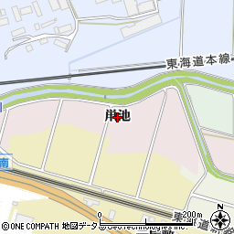 愛知県豊橋市二川町（鼡池）周辺の地図