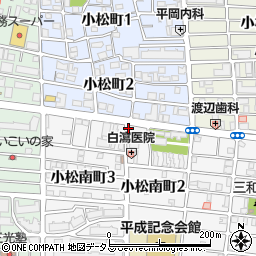 小松南の家周辺の地図