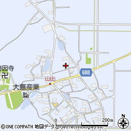 三重県伊賀市山出725周辺の地図