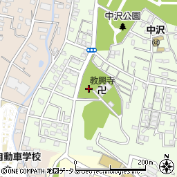 静岡県浜松市中央区中沢町6周辺の地図