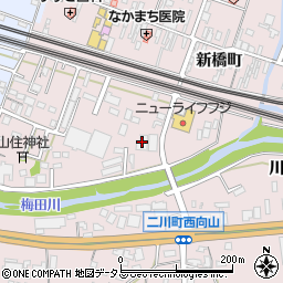 豊橋信用金庫二川支店周辺の地図