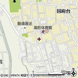 静岡県磐田市国府台573周辺の地図