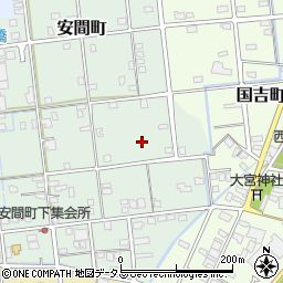 静岡県浜松市中央区安間町358周辺の地図