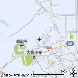 三重県伊賀市山出686周辺の地図