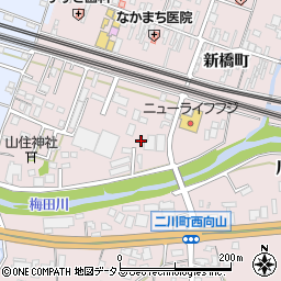 愛知県豊橋市二川町南裏99周辺の地図