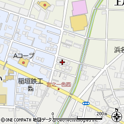 静岡県磐田市上万能248-2周辺の地図