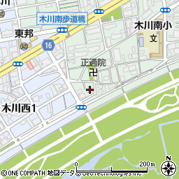 淀川マンション周辺の地図