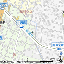 静岡県浜松市中央区中沢町71周辺の地図