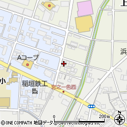静岡県磐田市上万能248-1周辺の地図