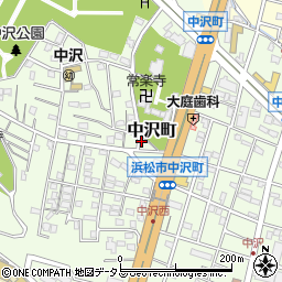 静岡県浜松市中央区中沢町60周辺の地図
