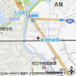 静岡県湖西市古見1212周辺の地図