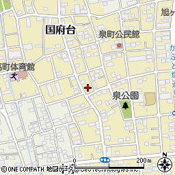 静岡県磐田市国府台313-3周辺の地図