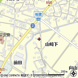 愛知県豊橋市船渡町向山3周辺の地図