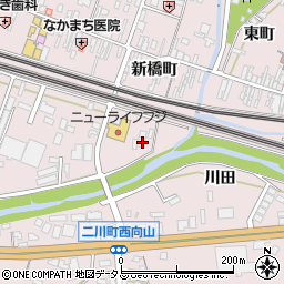 愛知県豊橋市二川町南裏57周辺の地図